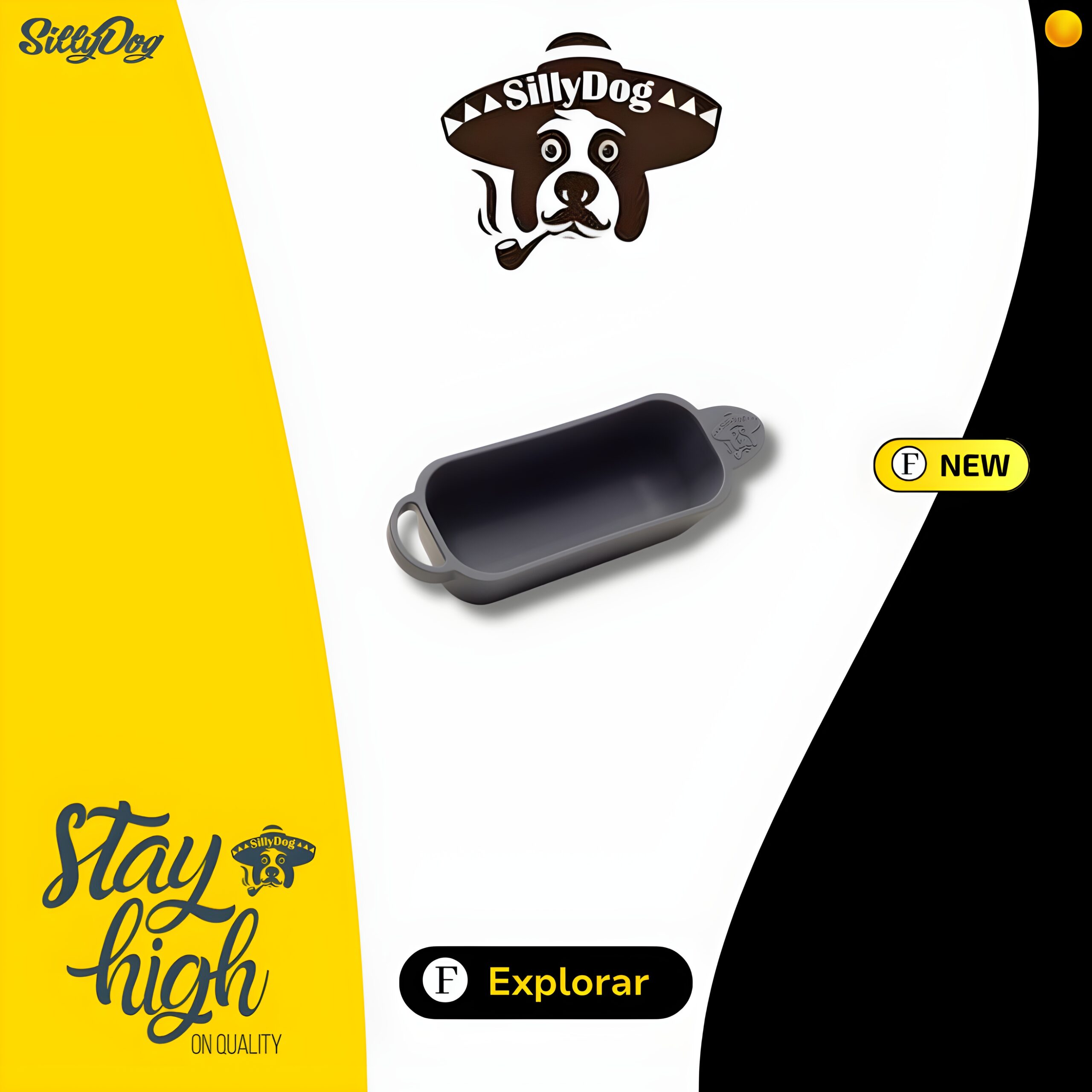 Cuia-Bandeja-de-Bolso-Silly-Dog-Media