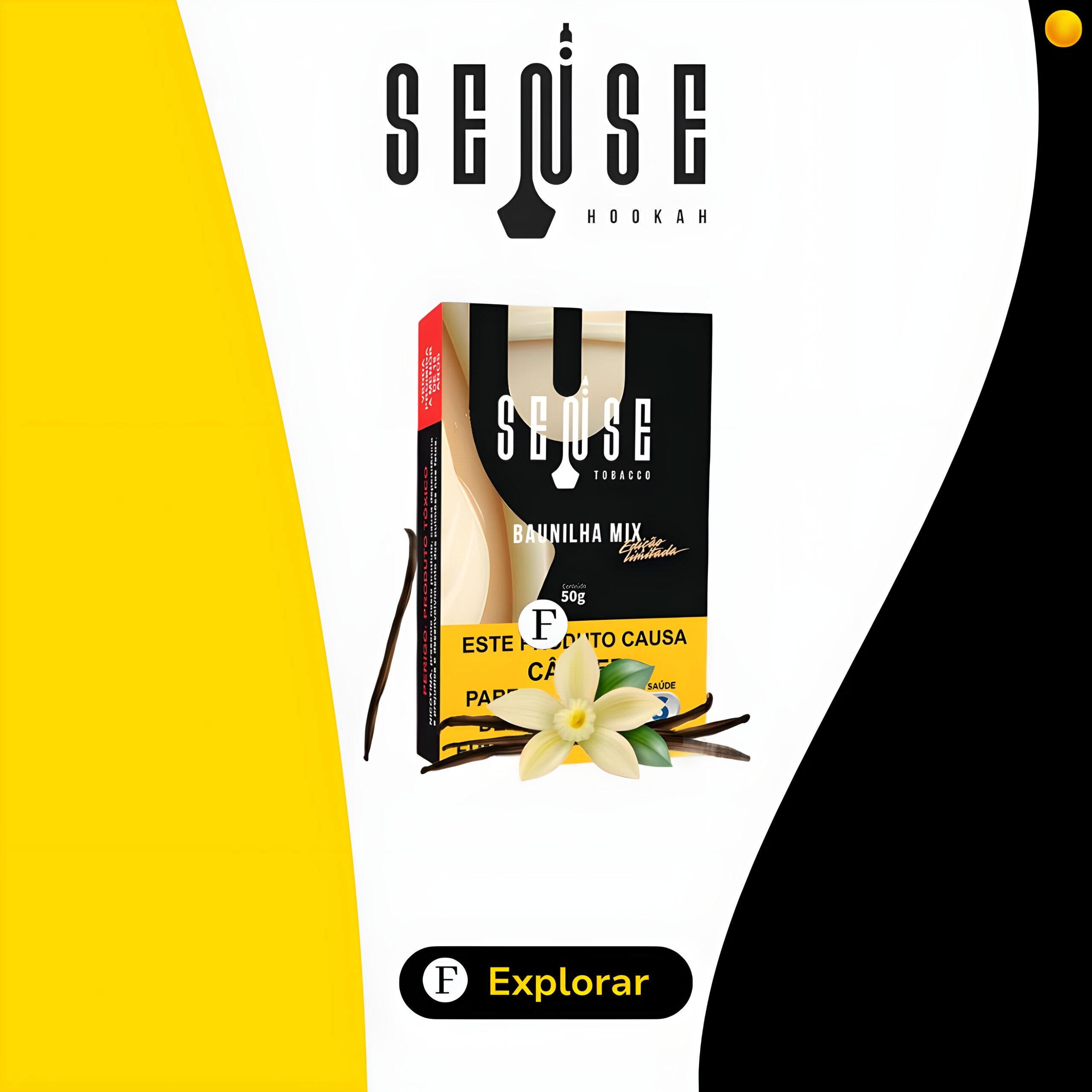 Essencia-de-narguile-SENSE-Tobacco-Baunilha-MIX-50g