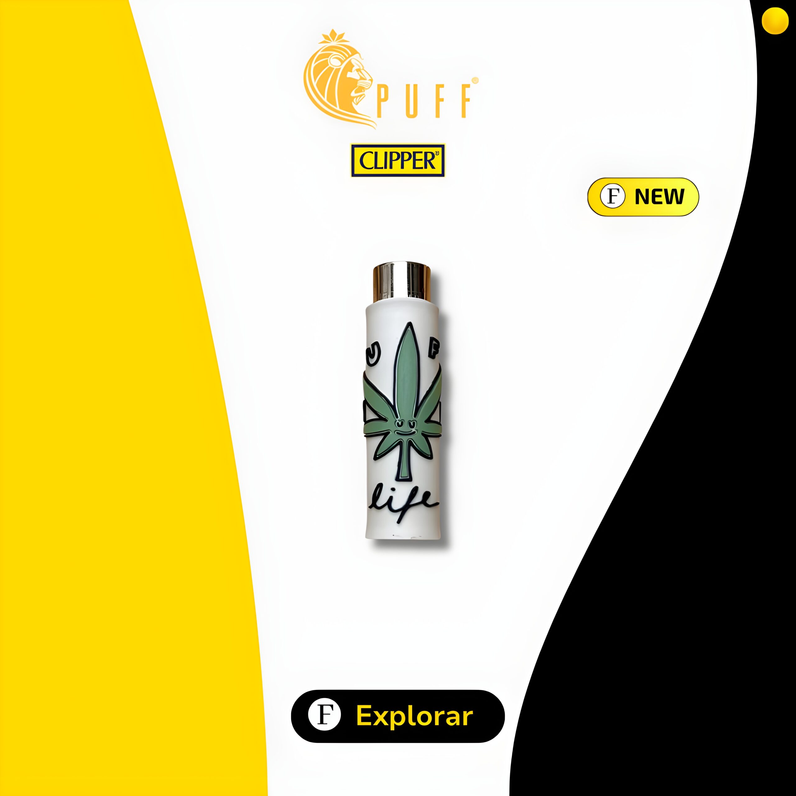 Isqueiro-Recarregavel-Clipper-Puff-Life-FOLHA