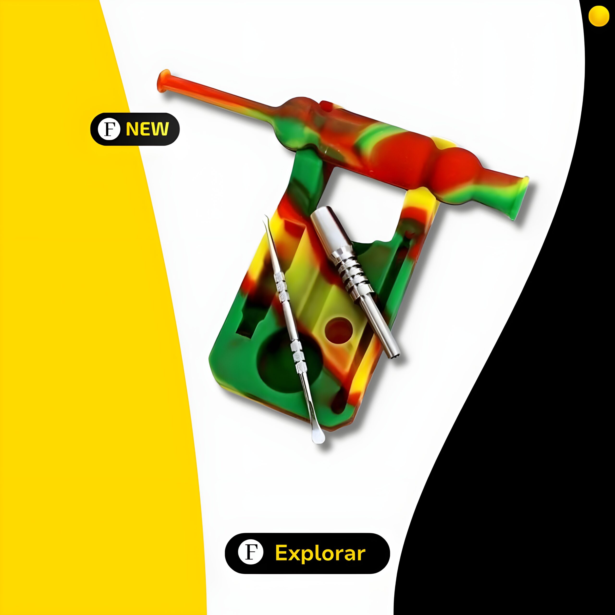 Kit-Base-de-Silicone-Coletora-de-Nectar