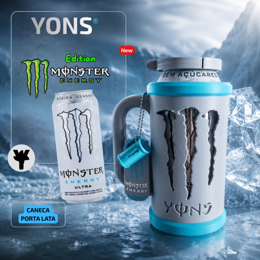 Tabacaria Juiz de Fora: Conheça o App da Fifth Street 3 Caneca-Porta-Lata-Monster-YONS